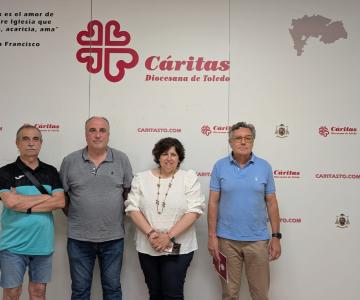 DONATIVO COFRADIA VIRGEN DEL VALLE  A CARITAS DIOCESANA DE TOLEDO 